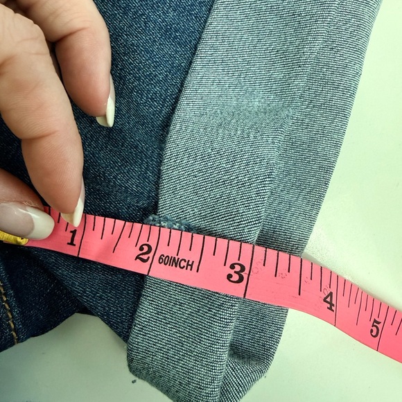 7 For All Mankind Mid Roll Denim Shorts - Picture 8 of 9